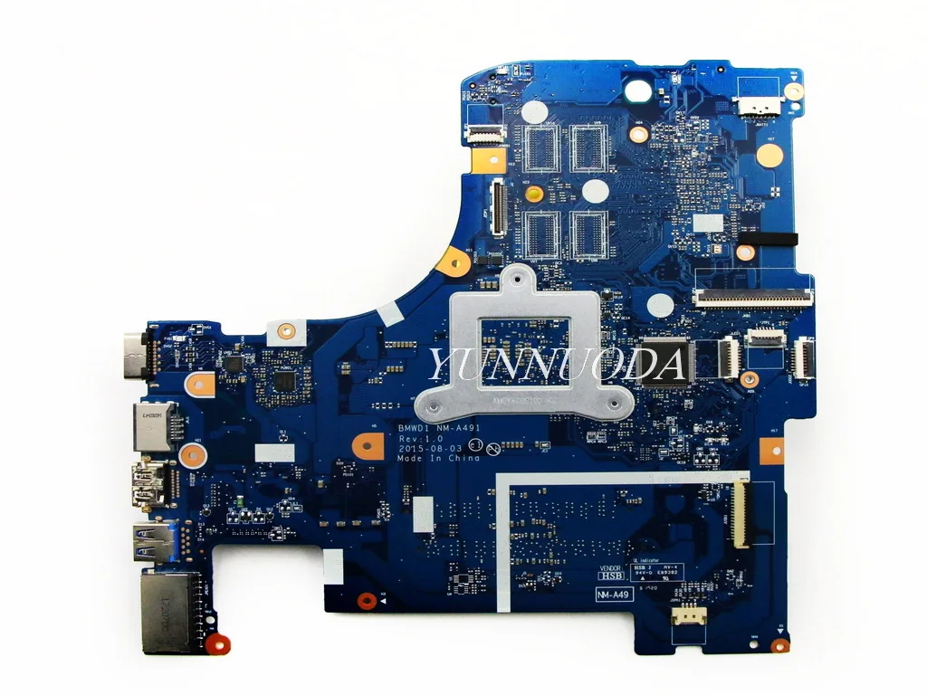 NM-A491 For Lenovo Ideapad 300-17ISK B71-80  Laptop Motherboard With i3 i5 i7 CPU 5B20K61875 5B20K61880 100% Tested