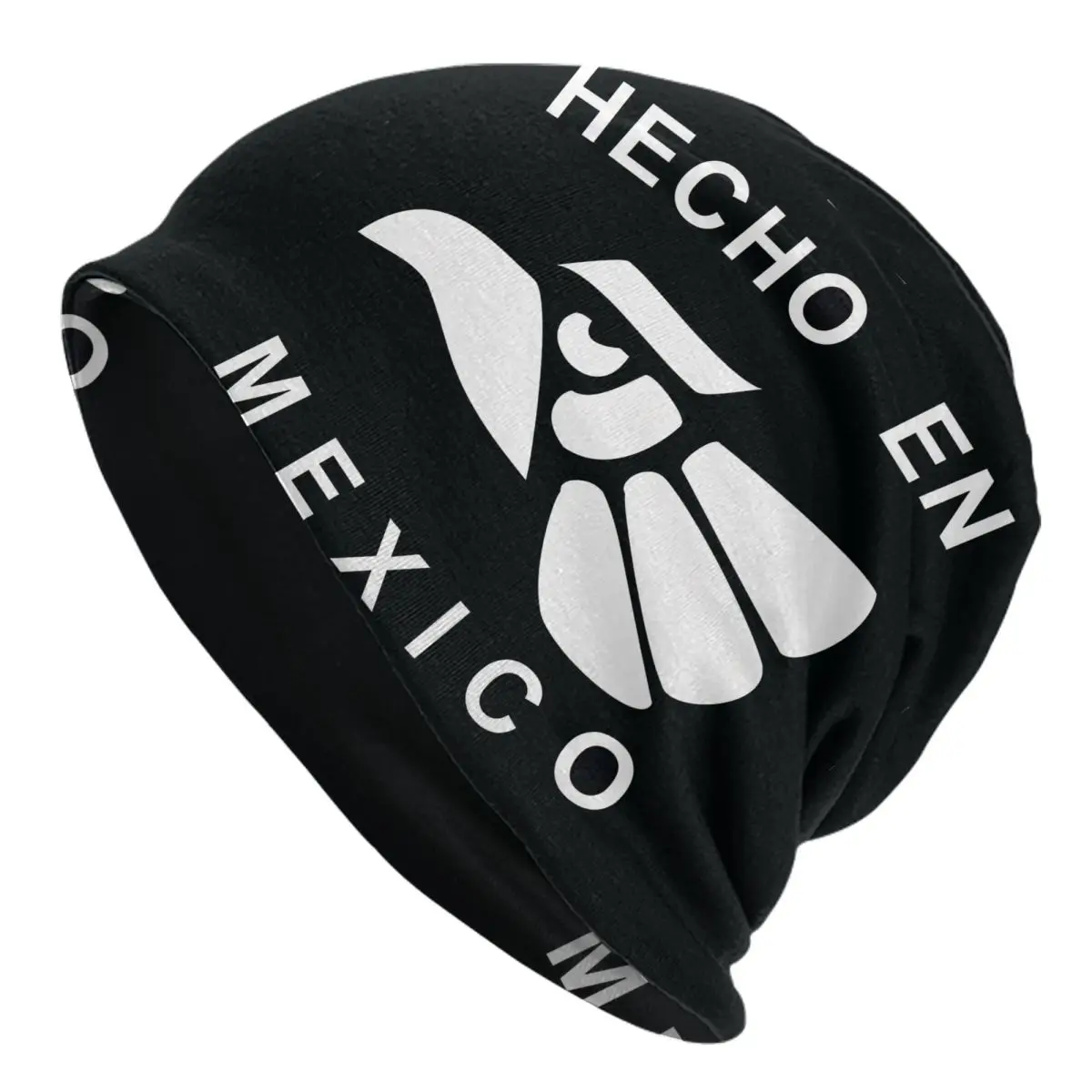 Hecho En Mexico Sticker Washed Thin Bonnet Outdoor Casual Beanies Protection Men Women Hats