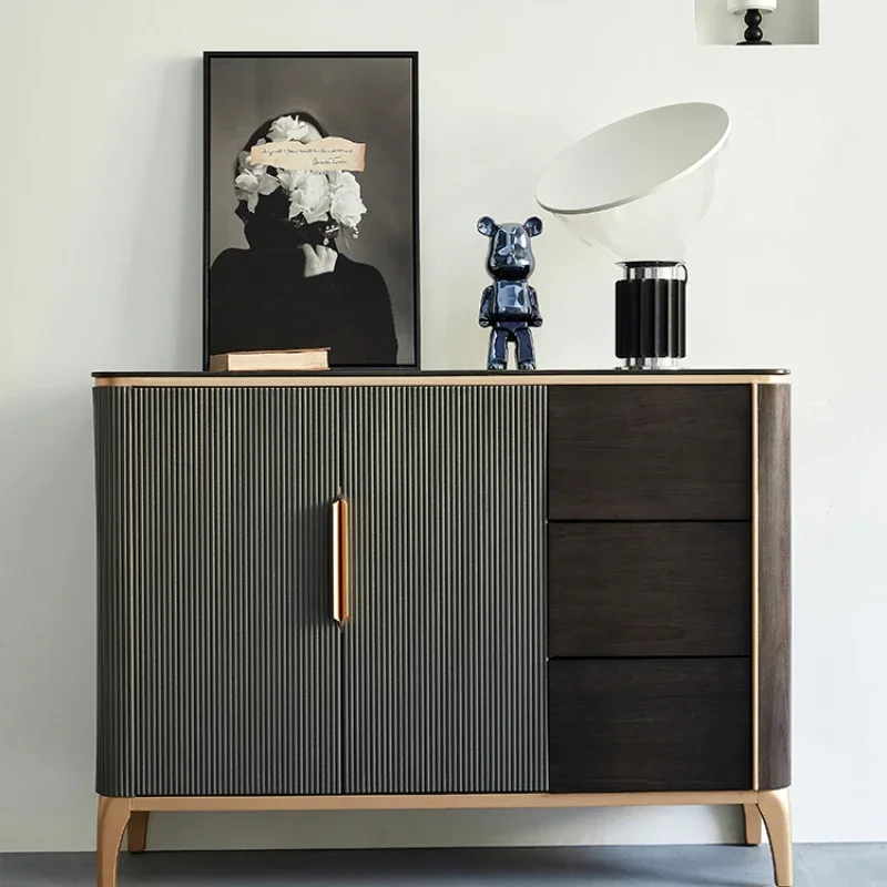 

Modern Simple Shoe Integrated Living Room Sideboard Home Storage Cabinet against