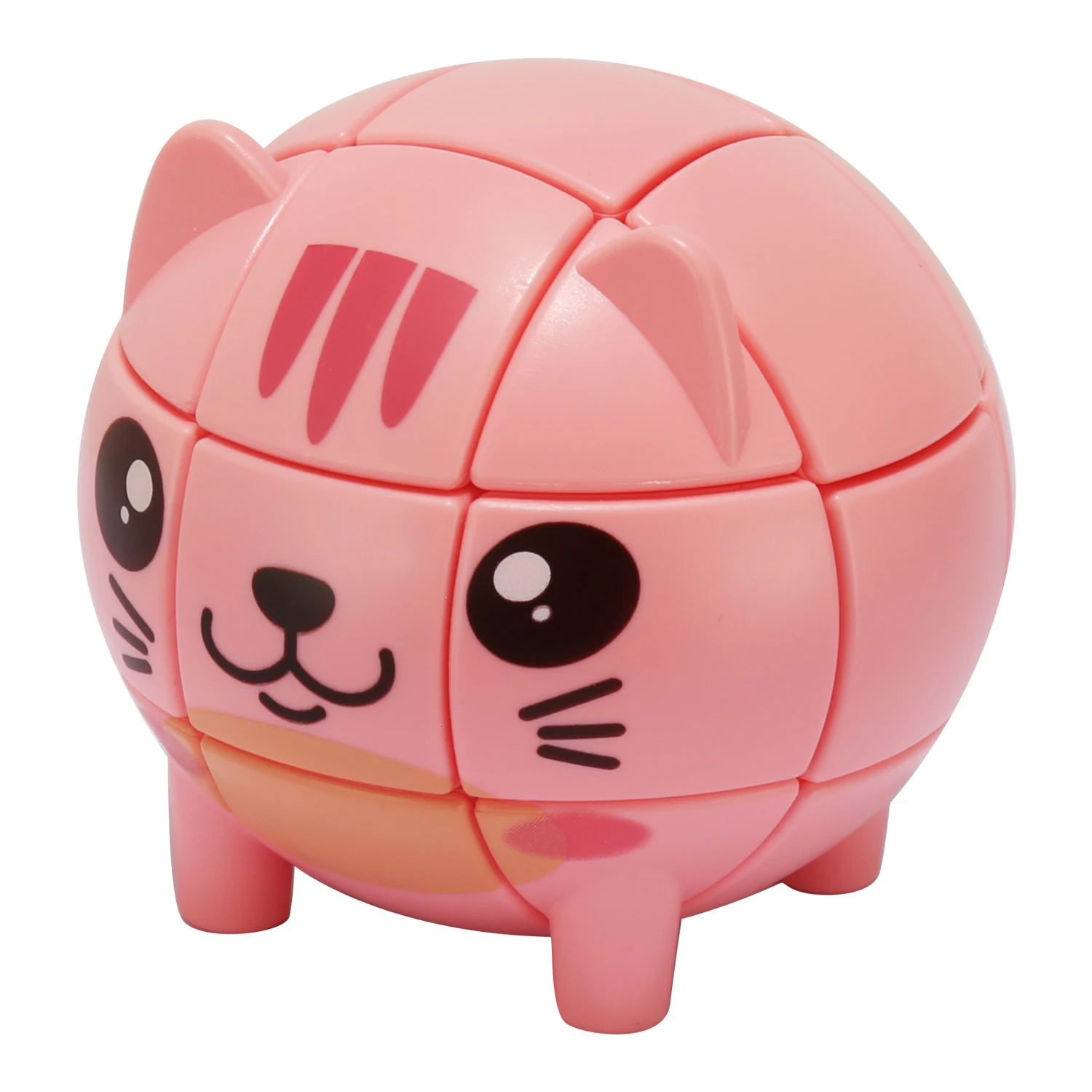 Jie Hui Cartoon Animal Design Cubi magici 3x3x3 Divertimento Creativo Cubo magico 3x3x3 Cubo di velocità Giocattolo educativo Regalo Giocattoli per i bambini