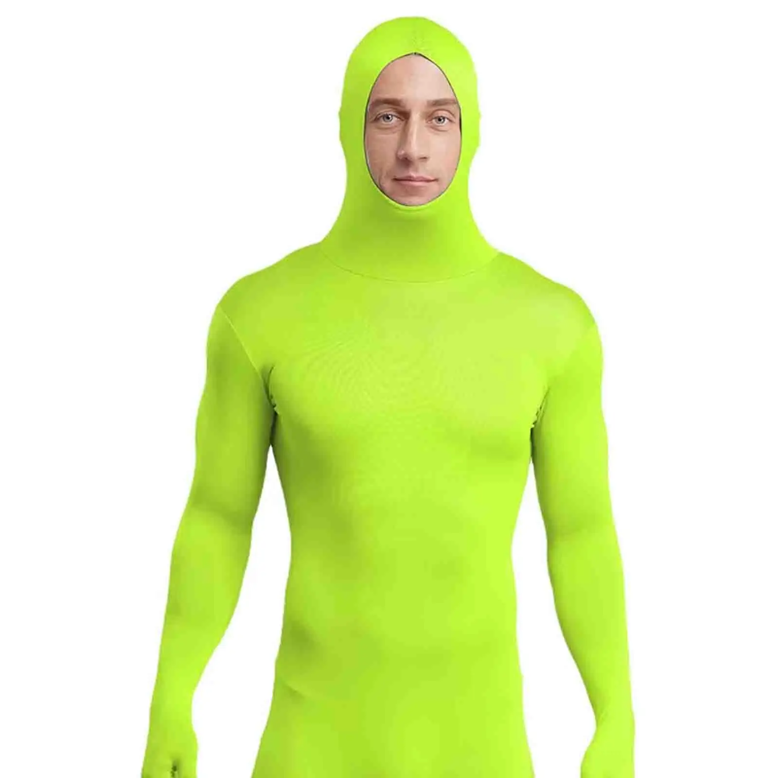 

Мужские и женские флуоресцентные комбинезоны с капюшоном, комбинезоны с перчатками и рукавами для рейв-вечеринки, танцевальный костюм для косплея, аксессуары, костюмы