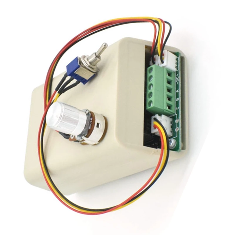 

Bldc Three-Phase Brushless Motor Speed Controller Fan Drive Dc 5-36V 15A With Potentiometer Switch 12V 24V