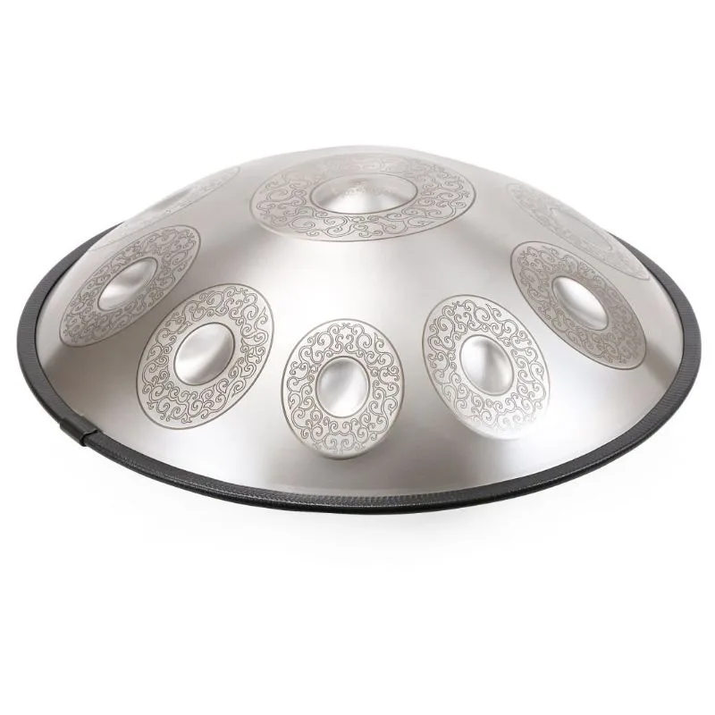 440HZ HandPan Professional 22 Inch Hand Pan Meditation Handheld Percussion Timbales Adult Sound Healing Musical Instruments