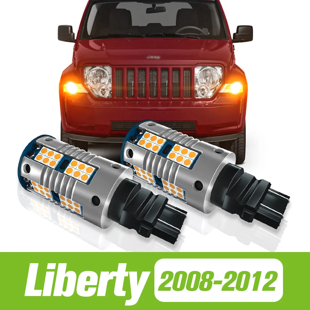 

2pcs For Jeep Liberty KK 2008-2012 LED Turn Signal Light Turning Lamp 2009 2010 2011 Accessories