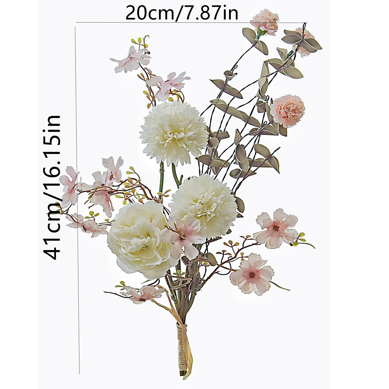 Seidenrosen Künstliche Blumen Hochzeit Heim Tischdekoration Valentinstag Deko Kranz Brautstrauß Vase Geschenk Outdoor Garten Kombination – Detail 5