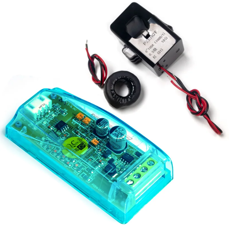 New Version TTL Modbus-RTU AC Single Phase Voltage Current Watt Kwh Meter Electric Volt Amp Frequency Power Factor Tester 100A