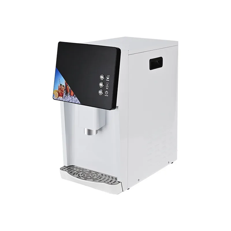 Ice machine commercial extrusion chewing automatic intelligent coffee ice machine 485 ice storage efficient milk  shop