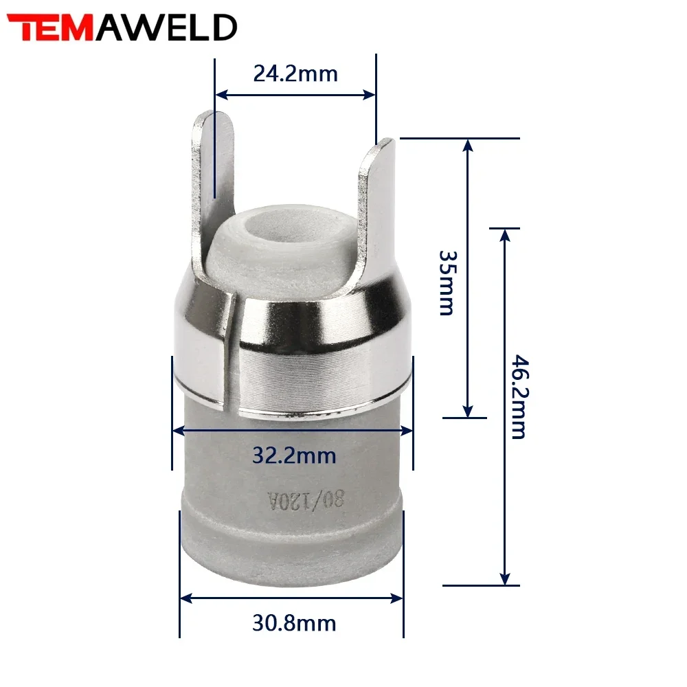 PT-100 PT10 PT 100 IPT 100 IPT-80 PTM100 IPTM100 Plasma Torch Spacer Shield Cup Tip Electrode Diffuser