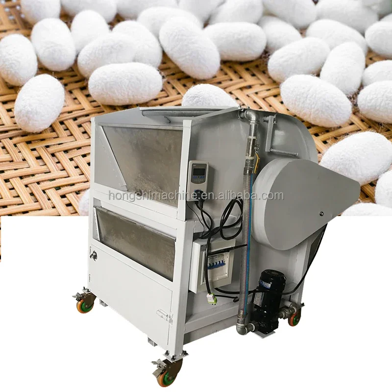 

Silkworm cocons turn on the silk machine cocon opening machine silk carding machine