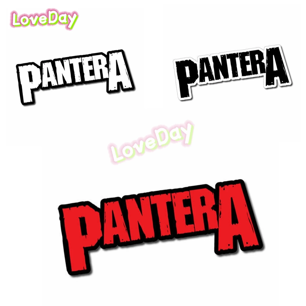 Heavy Metal Music Band Pantera Letter Car Sticker Decal Vinyl Auto Motorcycle Luggage Phone Decoration Sticker