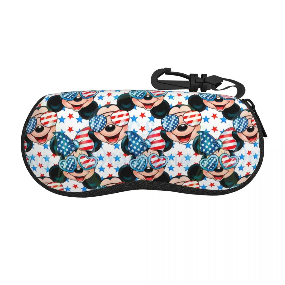 

Чехол для очков в форме аниме с Минни и Микки Маусом на заказ, женский и мужской модный кавайный чехол для очков с героями мультфильмов, чехол для солнцезащитных очков