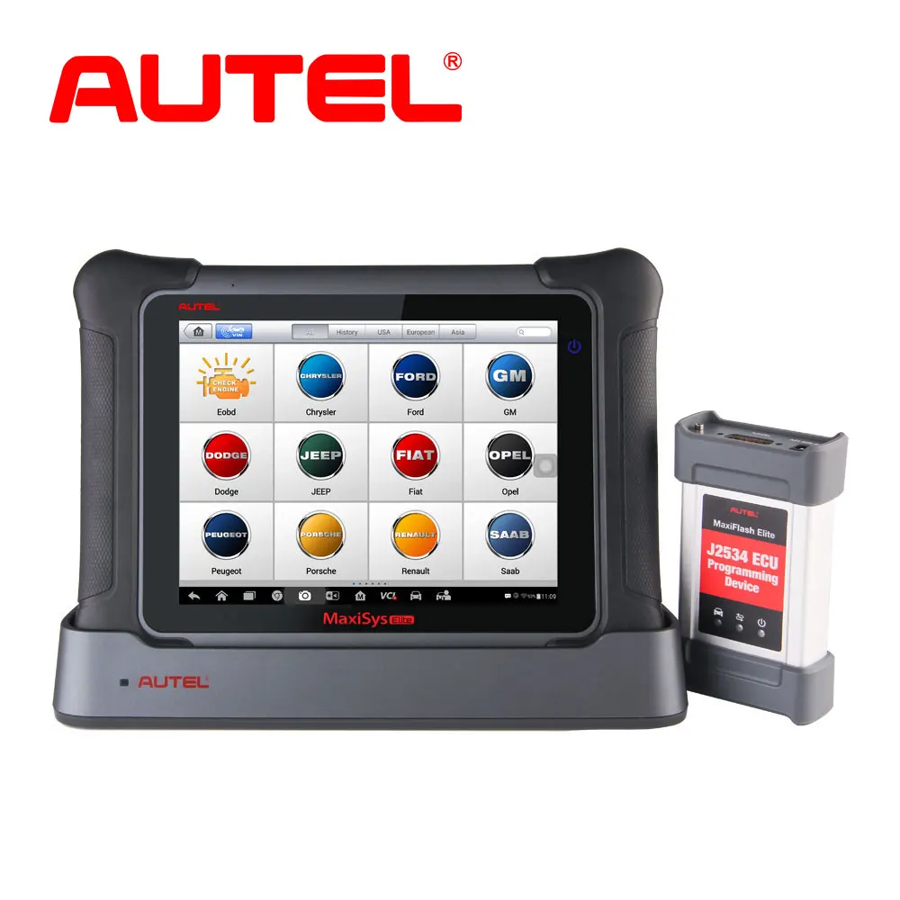 Autel MaxiSys-Elite Auto Diagnostic Tool Scanner J2534 Program ECU Programing OBD2 Car Diagnostic Scanner