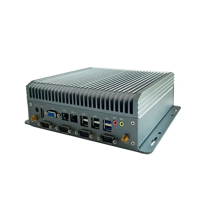 2026 ELSKY 2/3/4*LAN Embedded Industrial Computers SPC10U Adapt to 8th and 10th Gen I3 I5 I7 Processor Multi Network PC