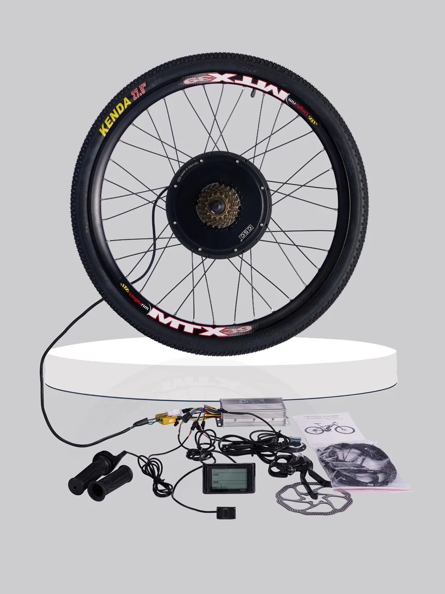 AliExpress NONE UK Stock CSC 48V 1000W 1500W Rear Wheel 26'' 27.5'' 29'' MTX Disc Brake Rim Electric Bicycle Conversion Kit Ebike Hub Motor Kit