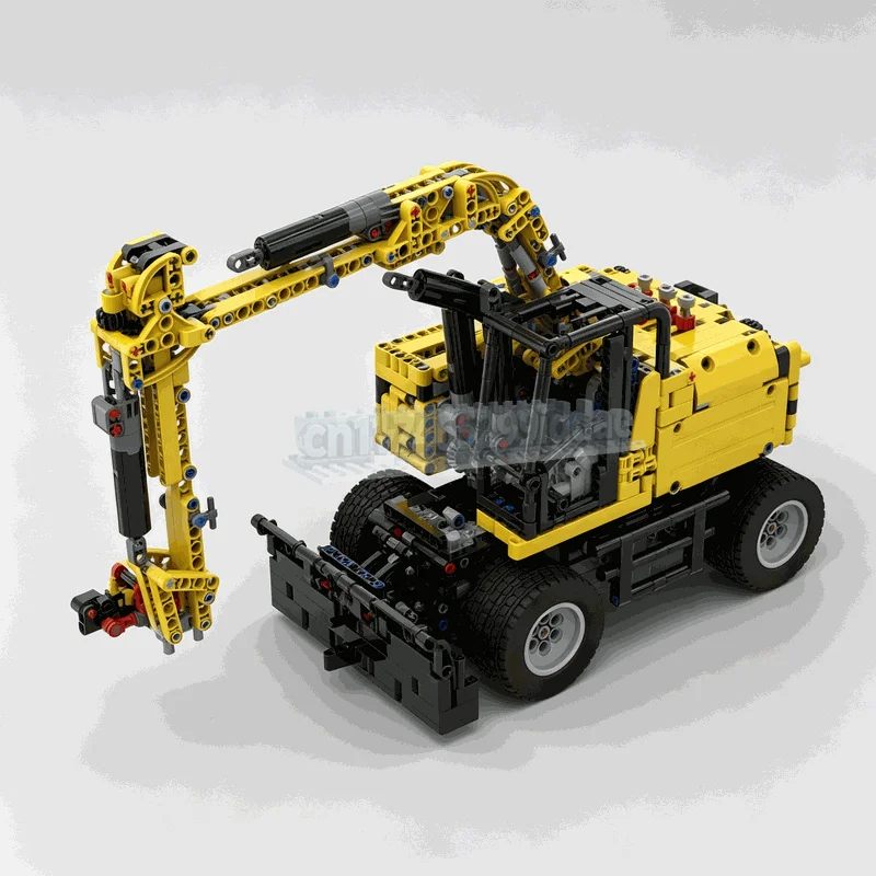 1525PCS M317F Excavator 1:16 Technic Style MOC Model Custom Puzzle Construction Vehicle Building Blocks DIY Assembly Toy Gifts
