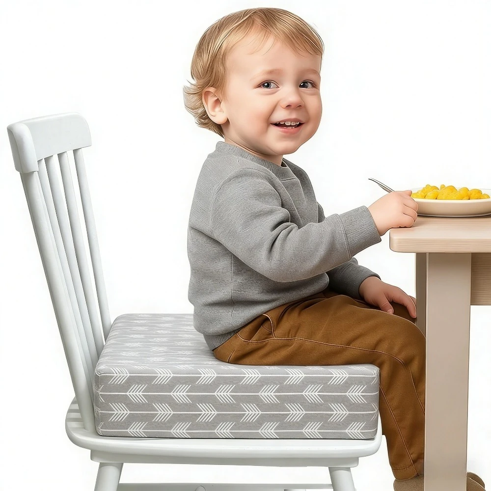 

Booster Seat for Kitchen Chair for Toddler Booster for Dining Table Portable Travel Increasing Cushion for Kids Non-Slip