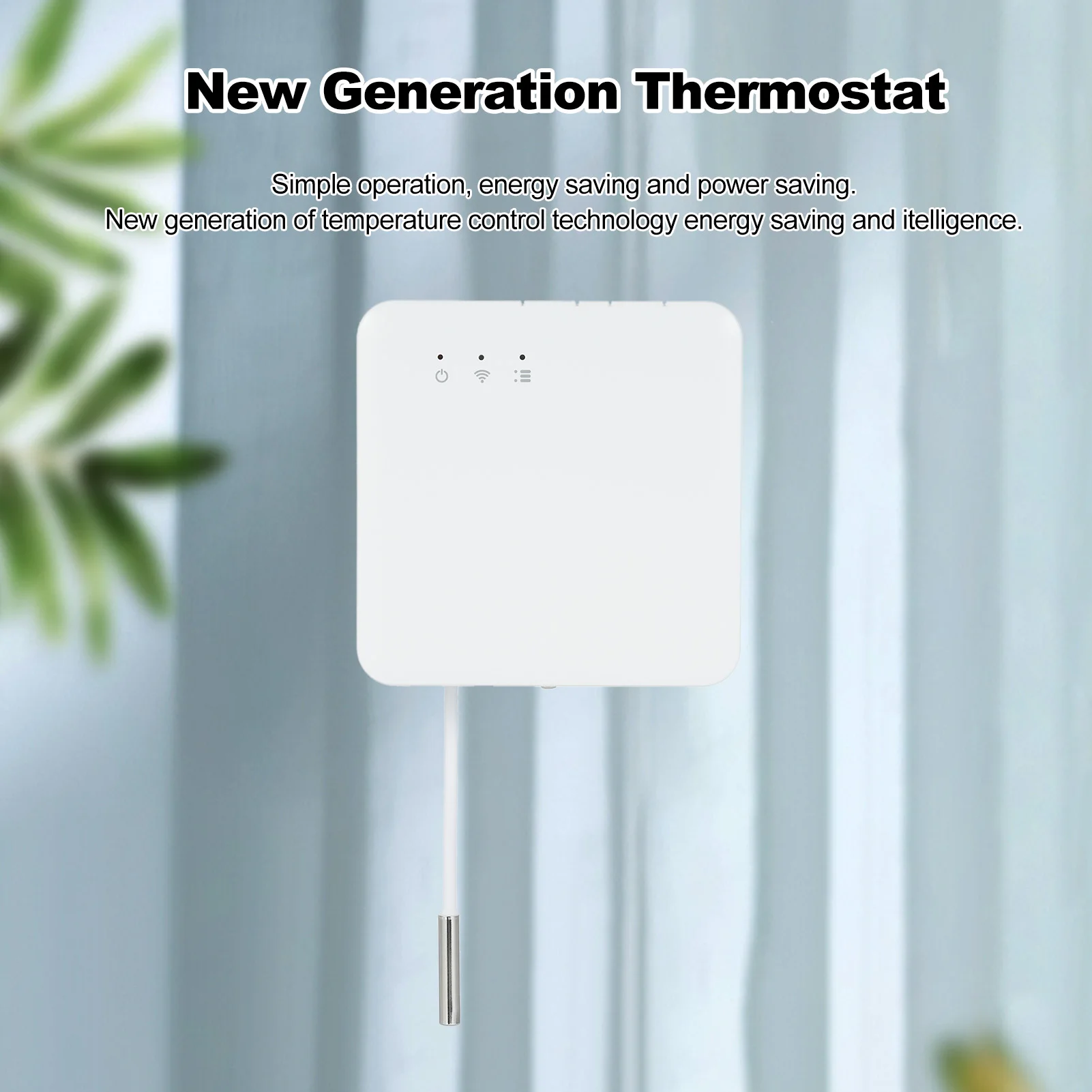 16A Smart Radiator Thermostat Temperature Controller with Six Heating Modes 90-250V Electric Heating Control Support Electricity