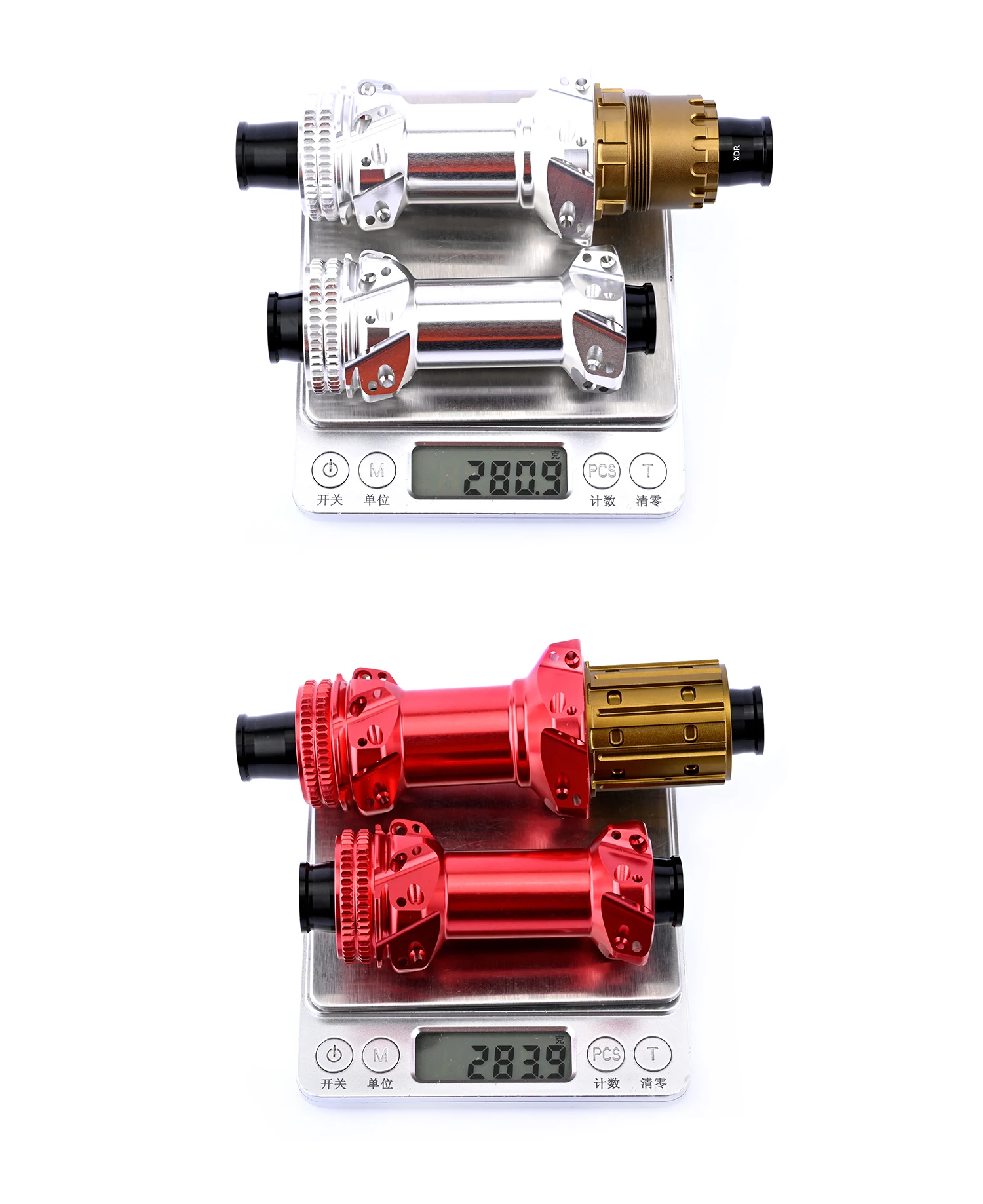 GOLDIX R241 Rennradnabe 24H 36T Ratchet Center Lock Scheibenbremse 290g Leichtgewicht HG XDR 11-12-Gang Vorder- und Hinterradnabensatz – Detail 7
