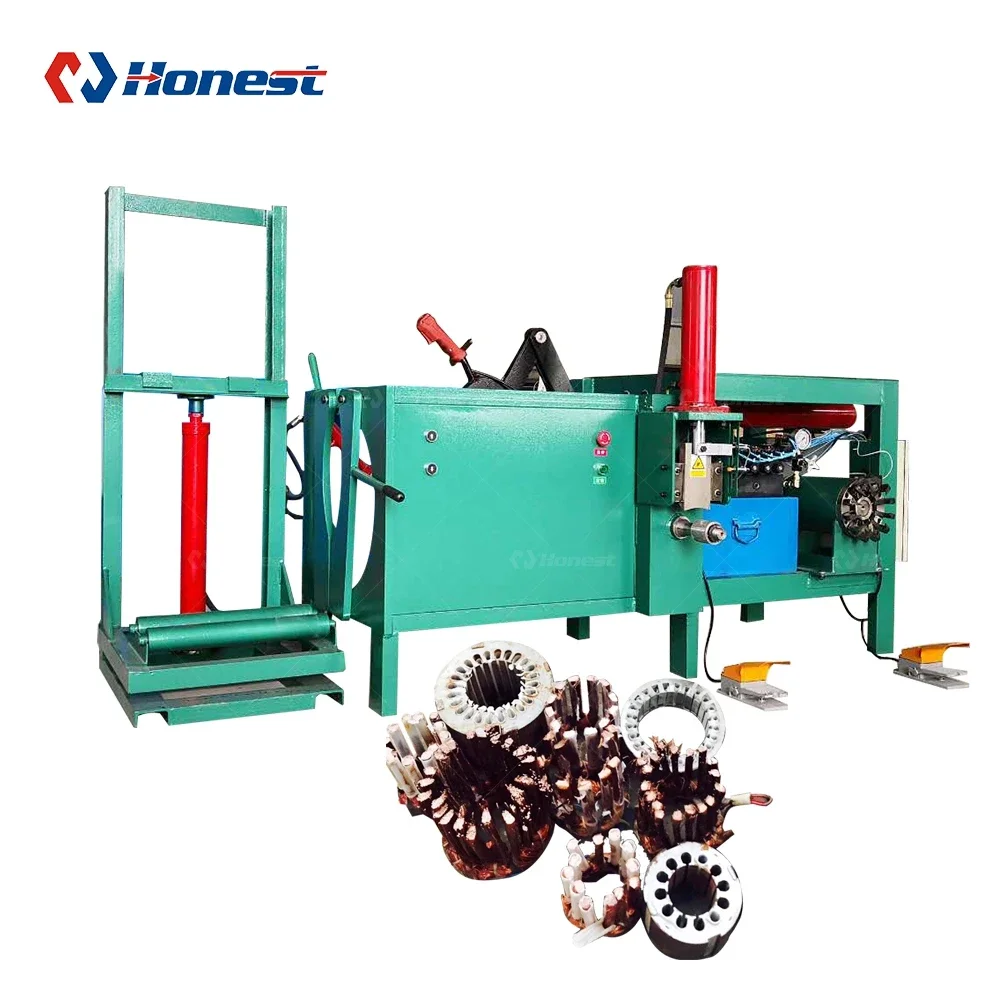 Waste Motor Rotor Coil Winding Stator Cutting Dismantling Machine