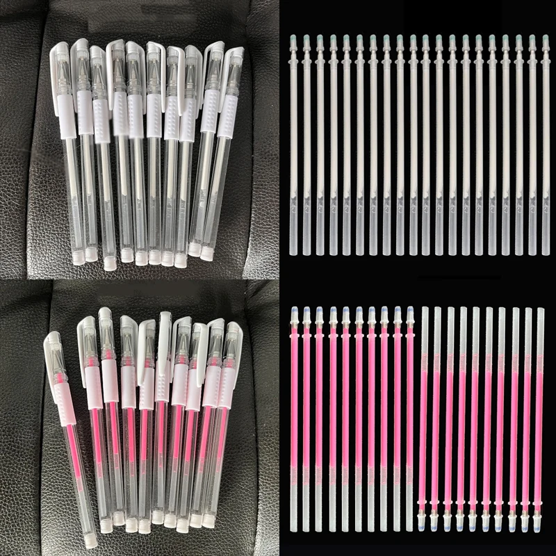 

Microblading Supplies Tattoo Marker Pen Core Permanent Makeup Surgical Skin Marker Pen Eyebrow Scribe Tool 50pcs White or Pink