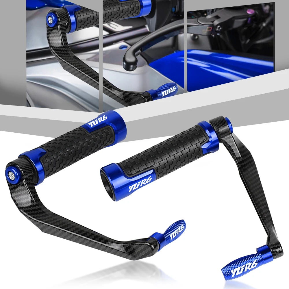 

For Yamaha YZFR6 YZF R6 1999 2000 2001 2002 2003 2004 YZF-R6 Motorcycle Handlebar Grips End Brake Clutch Lever Guards Protection
