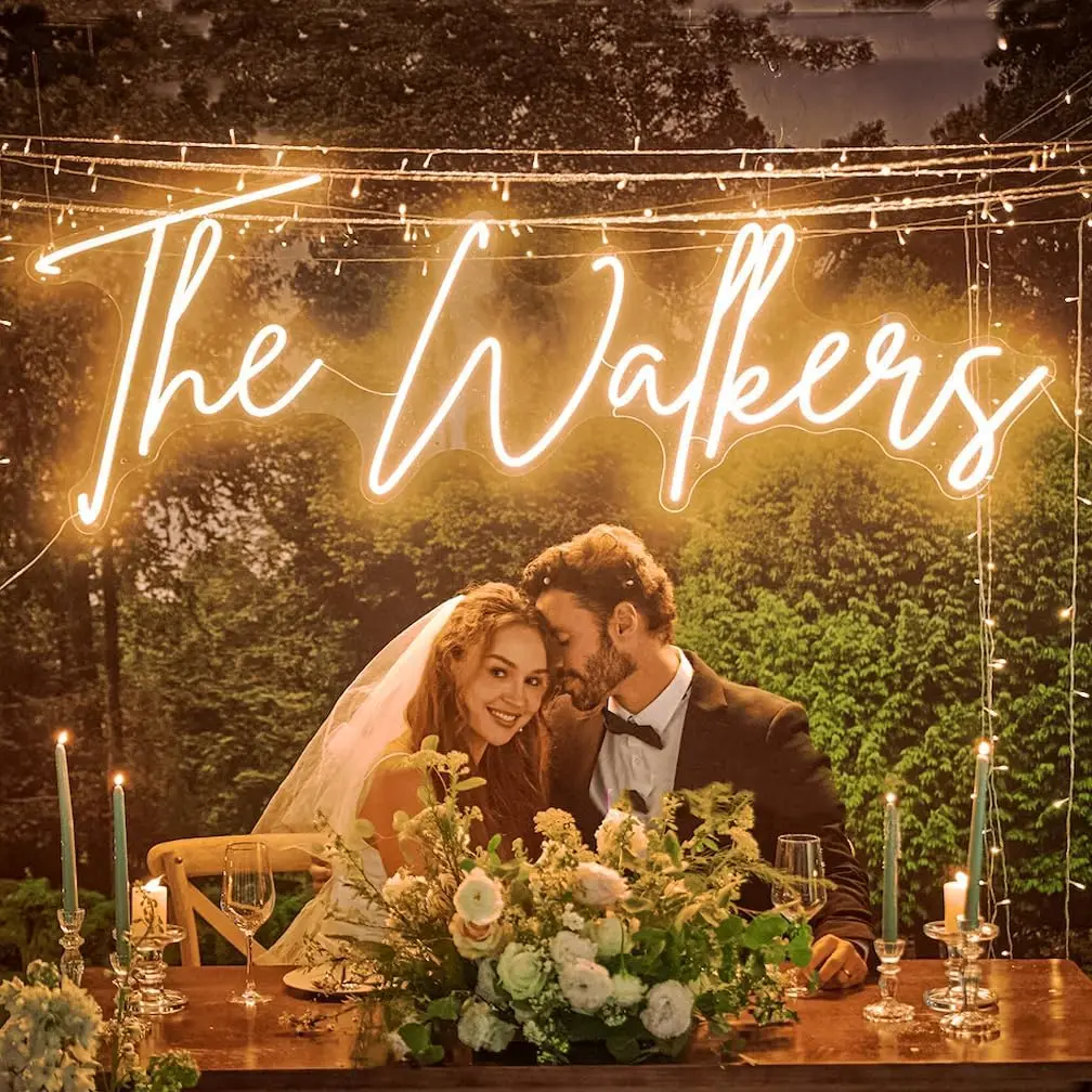 Hot Selling Customized Letter LED Neon Sign Wall Decoration for Advertising for Wedding Beauty Business Events Birthday Parties