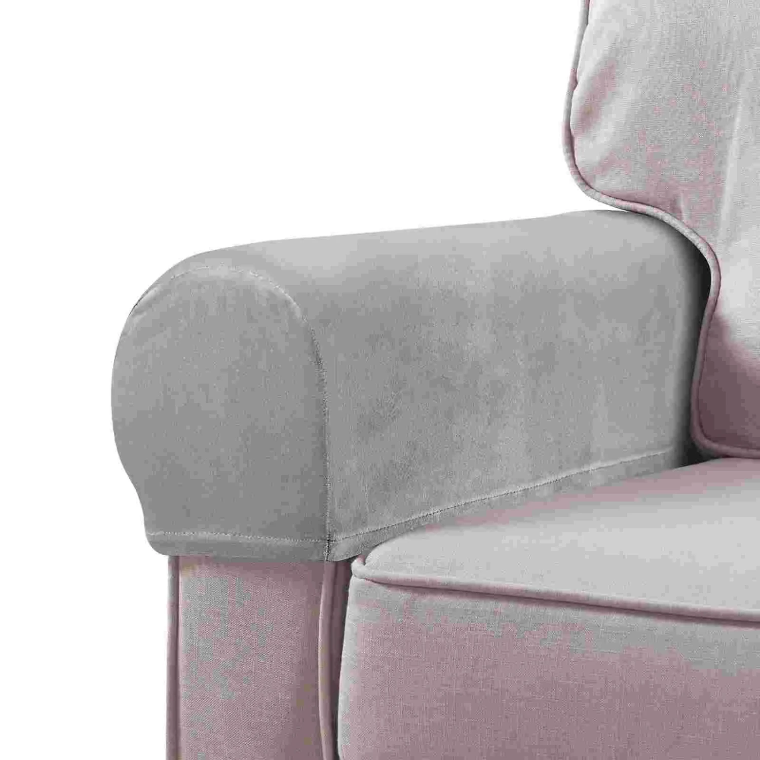 2 Cozy Armchair Covers for Recliner Chaise Longue and Couch Sofa - Soft Slipcovers for Armchairs - Set of 2 Stylish Sofa Protect