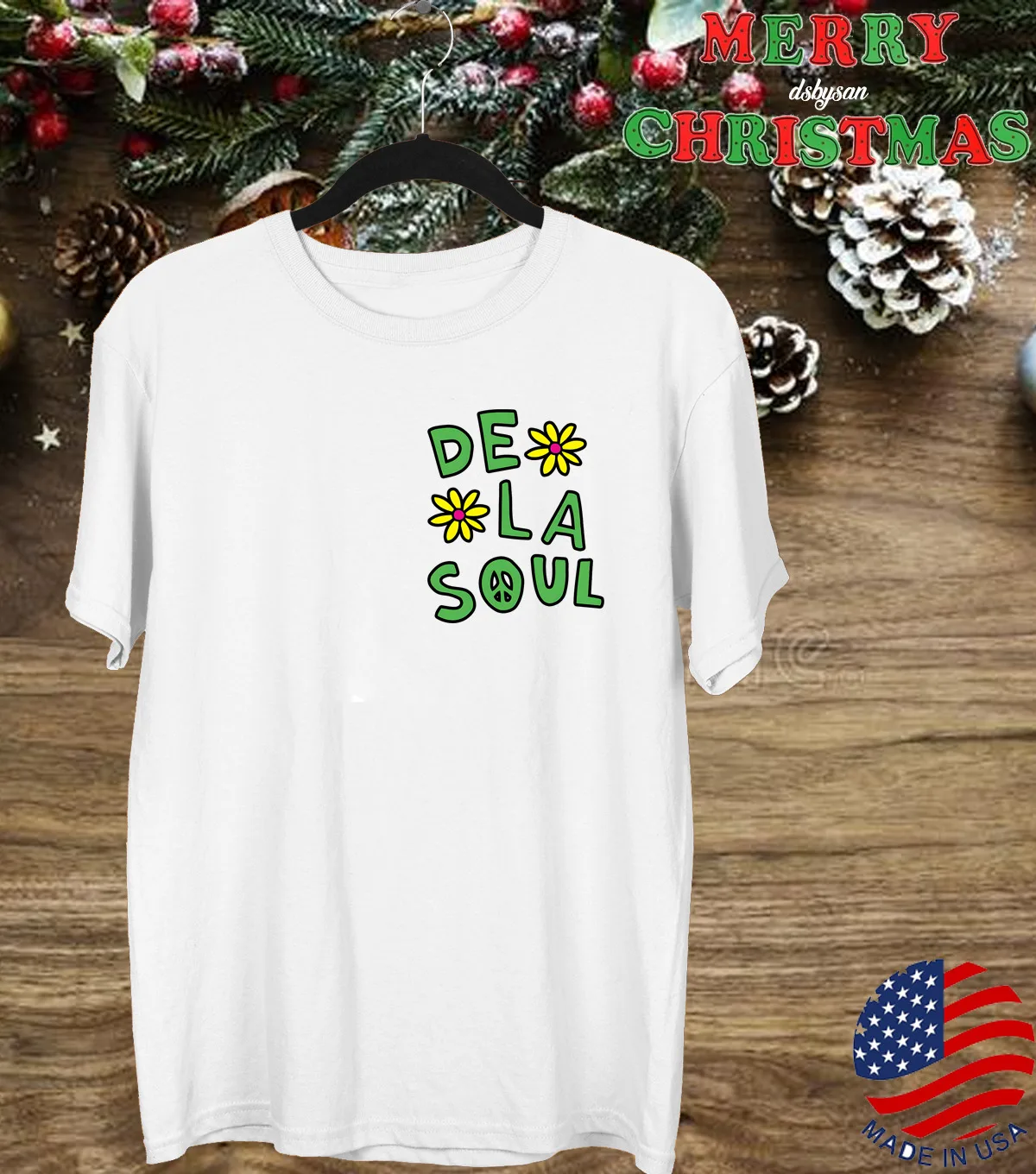 De La Soul hip hop band T-shirt White Short Sleeve All Sizes S to 5Xl 1F23