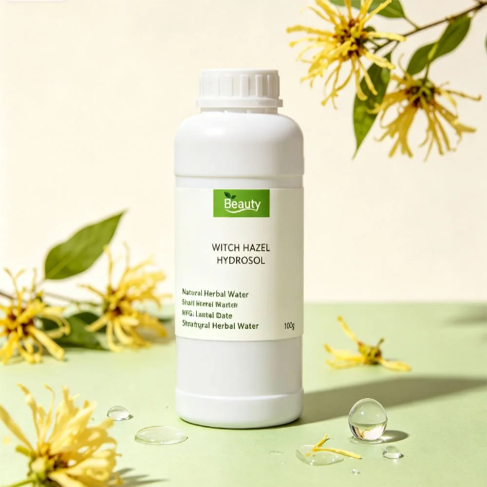 Organic Witch Hazel Hydrosol Witch Hazel Floral Water Cosmetic Grade Skin Care Raw Material Bulk Supply