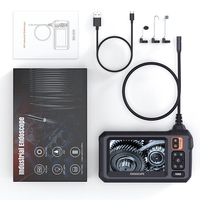Industrial Endoscope Camera 1080P 4.3 Inch IPS Single/Double Lens Pipe Car Inspection Camera with 8mm IP67 Waterproof 8 LEDs