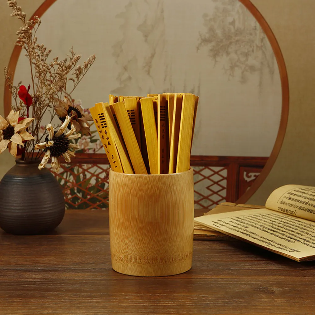 

Набор для китайской гадательной игры: бамбуковые декоративные трубки, легкие и портативные, для семейных встреч, обучения и культурного досуга