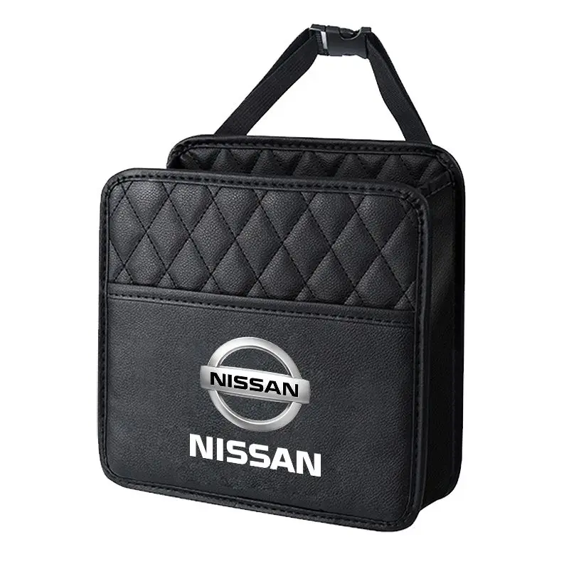 Car Seat Back Organizer Multi-Pocket Snack Mobile Phone Storage Bag For Nissan Nismo Qashqai j11 j10 Juke X Trail t32 Tiida Leaf