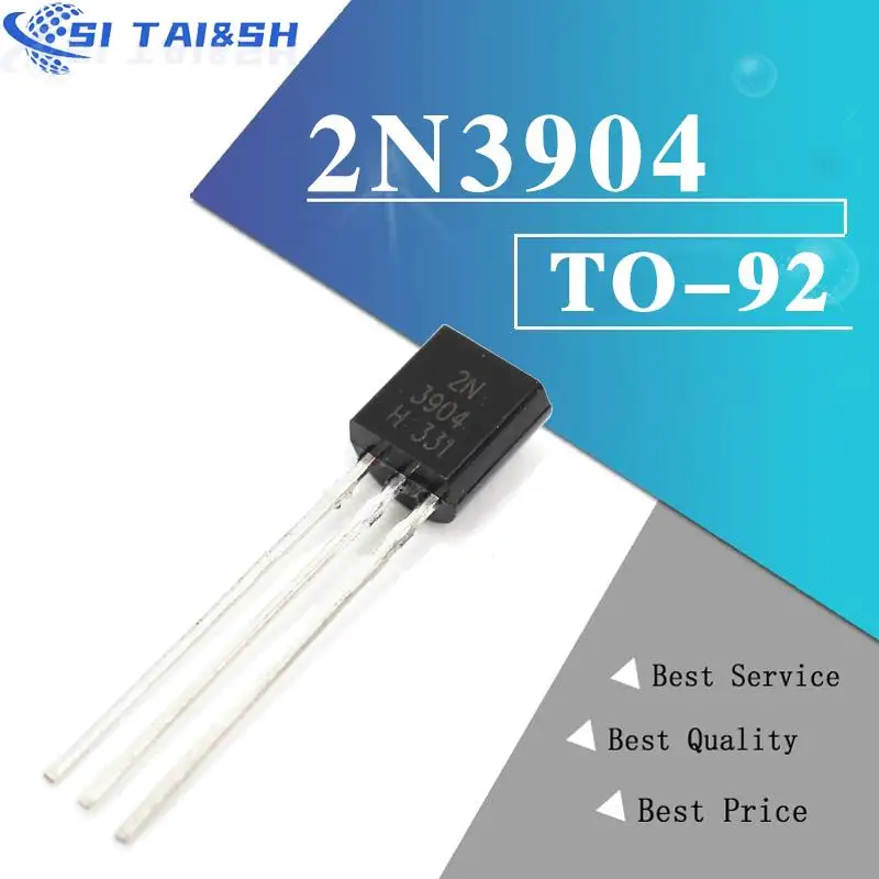 100PCS 2N3904 TO-92 2N2222 2N2907 2N3906 2N4401 2N4403 2N5088 2N5089 2N5551 2N5401 2N7000 2N5087 2N4402 NPN Transistor