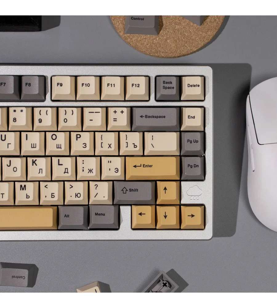 Sublimation Original Factory Highly Adaptable ATK Wireless Mechanical Keyboard Phonetic/English/Japanese/Language Keycap PBT