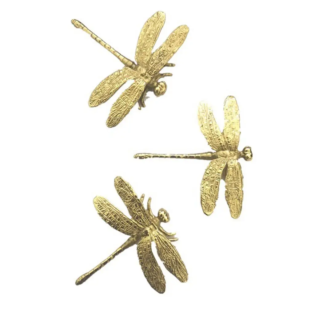 2–3 Stück Libelle Messing Möbelgriffe Knöpfe Hardware