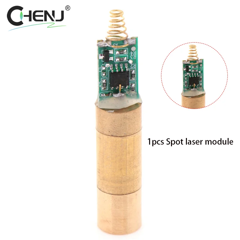 New 1Pcs Point Laser Module Scanner Green Module 532nm 30~50mW Green Laser Module Laser Diode Light