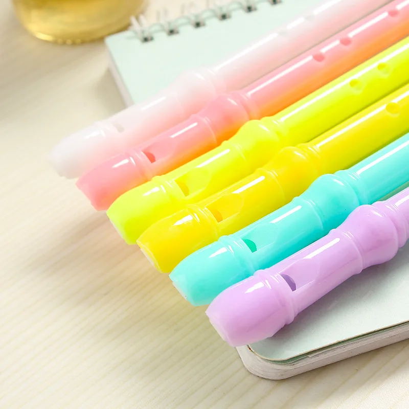 Creative Flute pens Stationery Modeling Neutral Pen Water Pen Cartoon Creative School Office Supplies