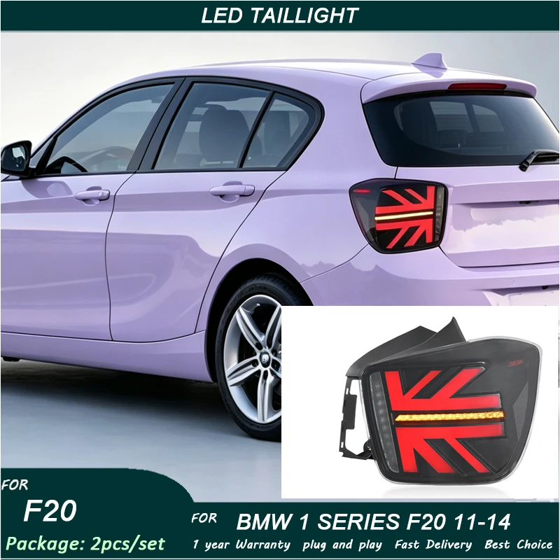 Rear Lights For BMW 1 series F20 2012-2014 LED Tail Lights Car Styling Tail Lamp DRL Brake Reverse Lamp Automotive Accessories