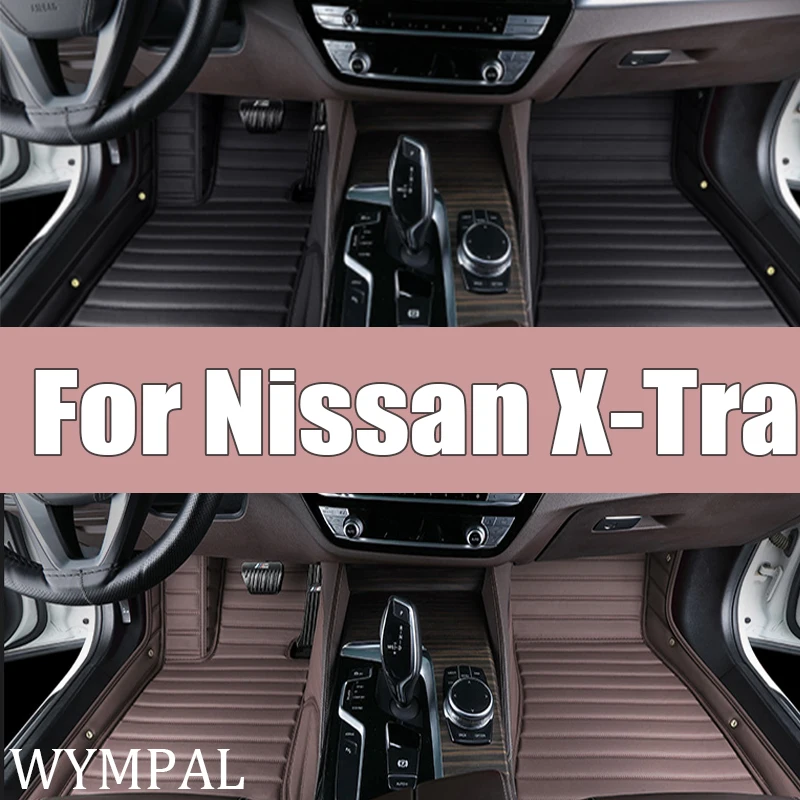 

Luxury Car Floor Mats For Nissan X-Trail xtrail Rogue 2023 2022 2021 2020 2019 2018 2017 (5 seats) Auto Interior Accessories Car