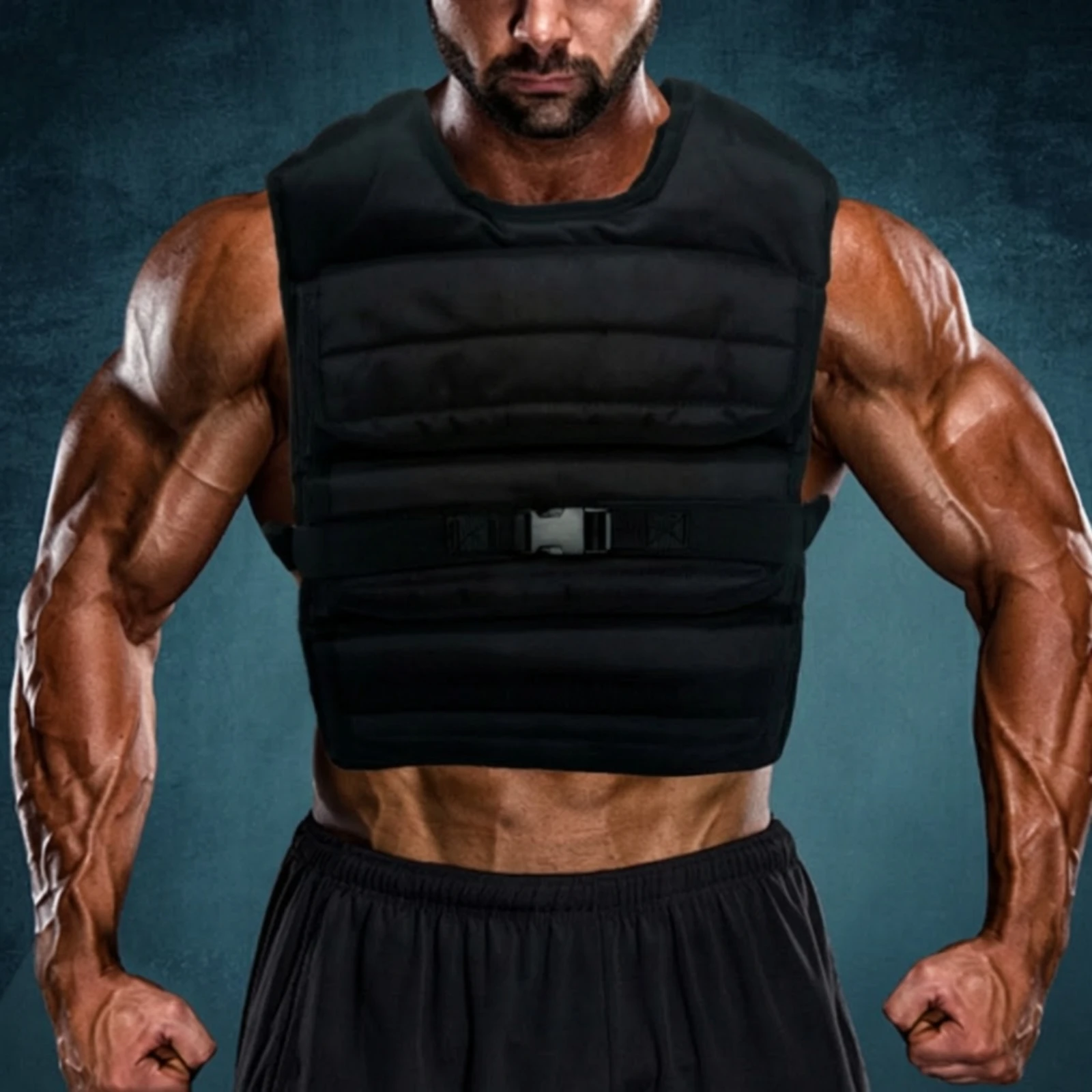 Running Gear Vest - Verstelbaar gewogen trainingsvest, veilige en duurzame