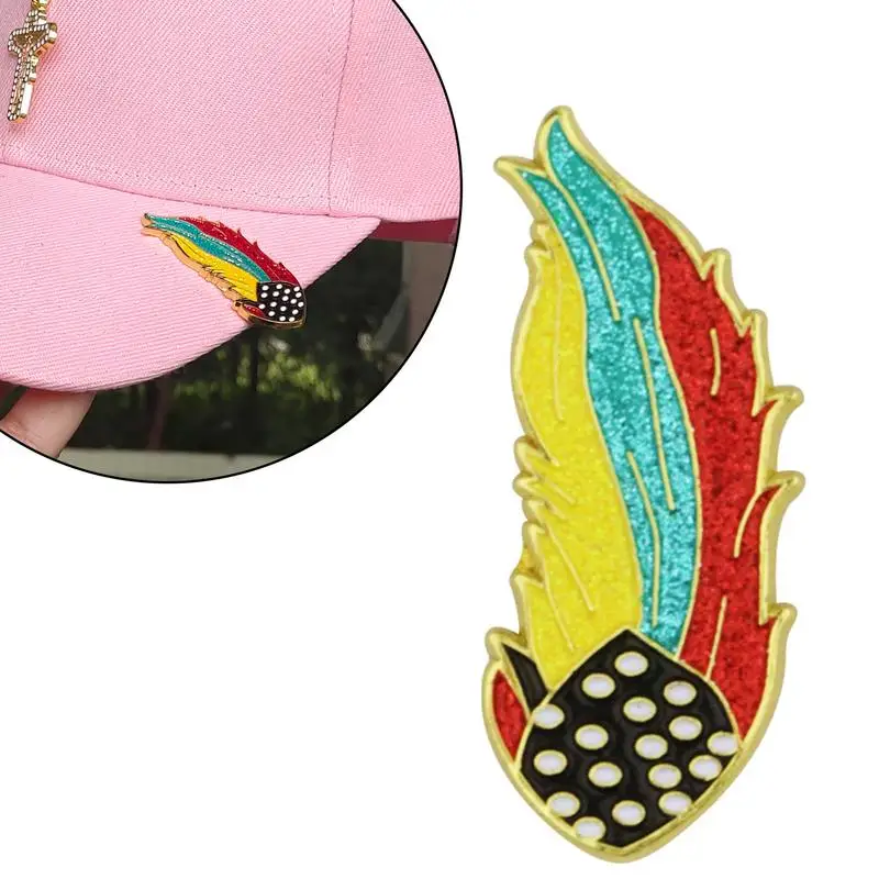 Golf Ball Marker Hat Clip Retro Decorative Cartoon Hat Pins Mexico Vintage Metal Magnetic Caps mark Golf Supplies Accessories