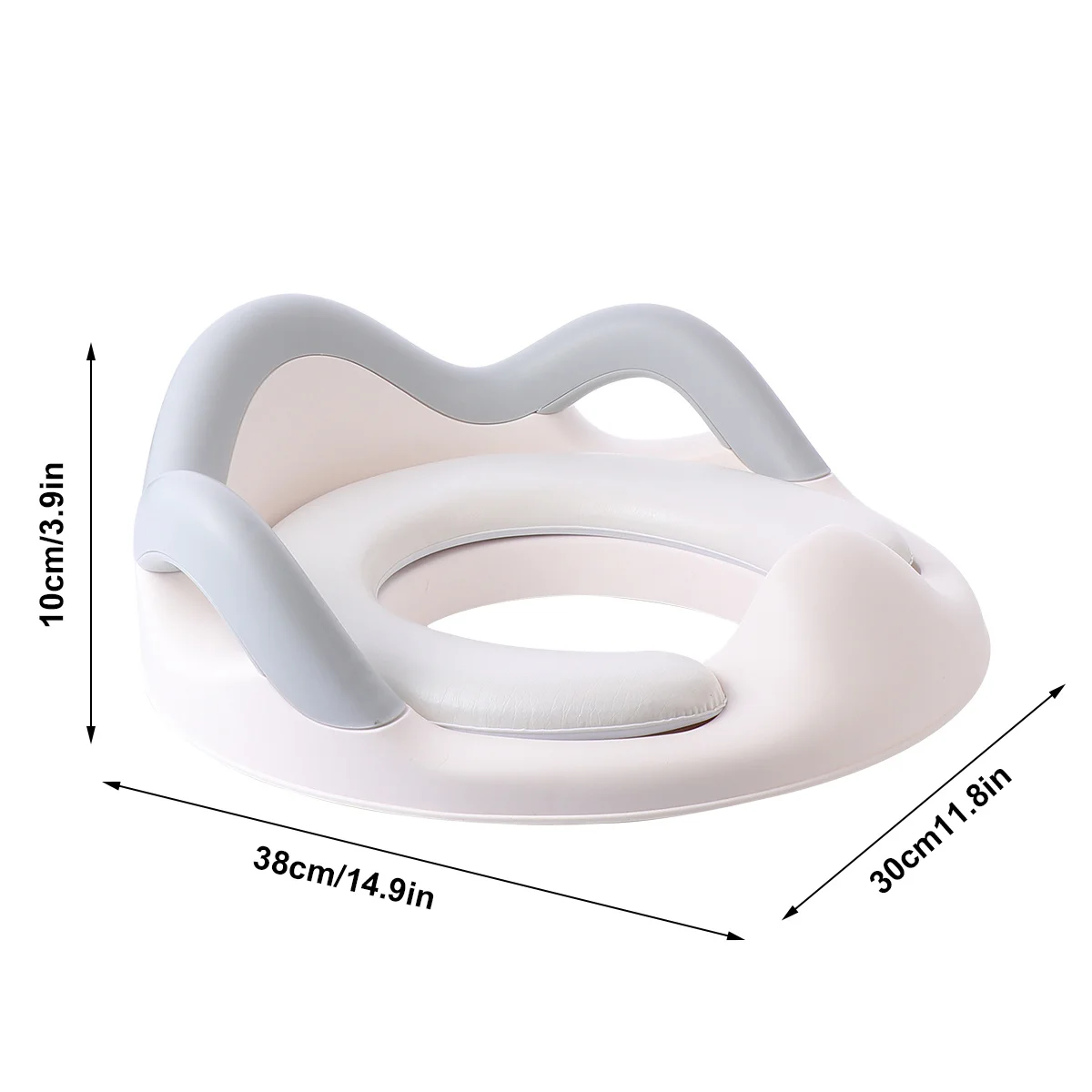 قطعة واحدة من مقعد تدريب المرحاض للأطفال الصغار، مقعد قعادة أطفال ملون خفيف الوزن مع مقابض قبضة للاستخدام الآمن وسهل الحمام للأطفال #2