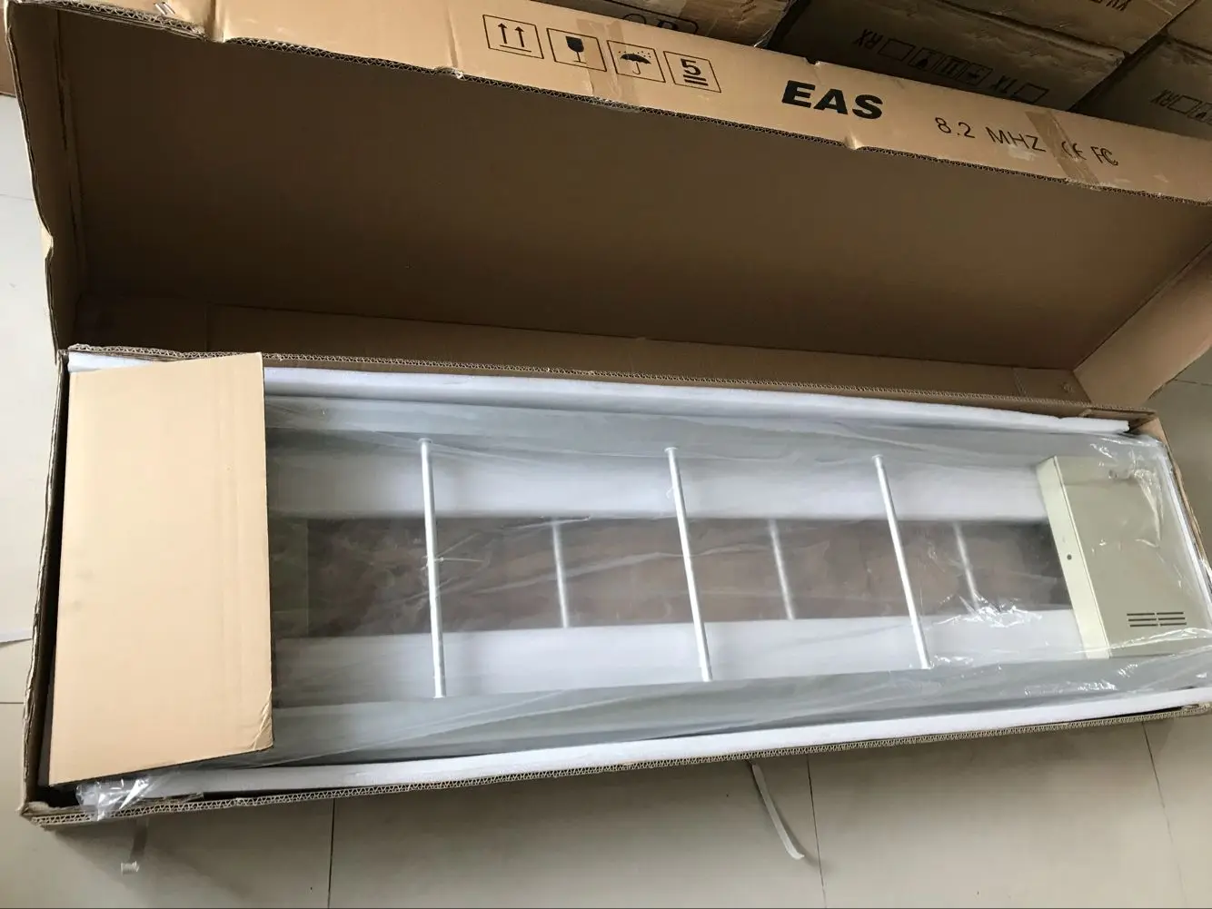 ระบบกันขโมยประตูร้านค้าปลีกพร้อมระบบเตือนภัย EAS RF Antenna ES007 สำหรับประตูหน้าร้าน ป้องกันการโจรกรรมด้วยคลื่นวิทยุ RF