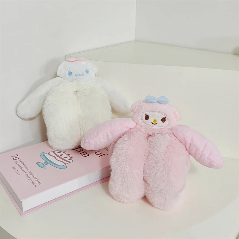 1 шт., подарок для девочек Sanrio Kuromi Cinnamoroll, детские плюшевые наушники, зимние милые мультяшные удобные теплые защитные игрушки для ушей