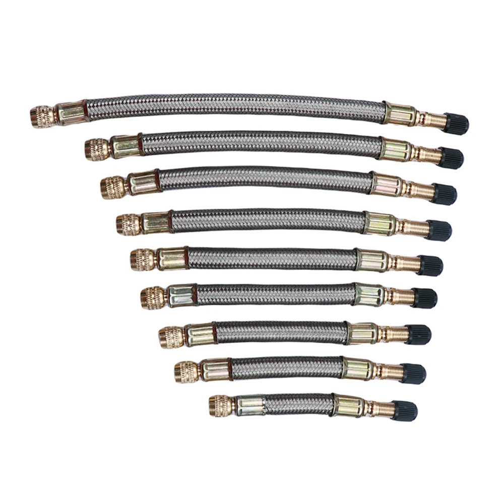 

Flexible Pump Hose with Quick Release Adapter, Tyre Inflator Gun Hose with Tip, Extender for Pump