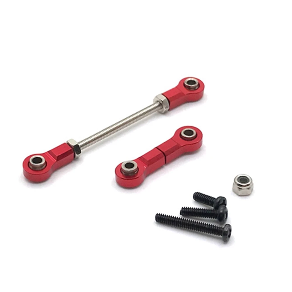 Metal Servo Link Rod Steering Link Rod for Wltoys K969 K979 K989 284131 MINI-Q MINI-Z MINI-D 1/28 RC Car Upgrade Parts,1