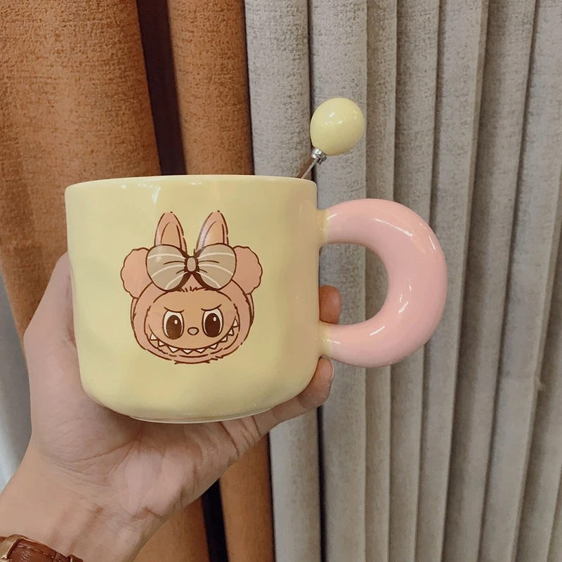 

Enchanted Creature Ceramic Mug Gift Set - Whimsical 3D Face Coffee Cup with Spoon, Cute Birthday Present for Women Teens
