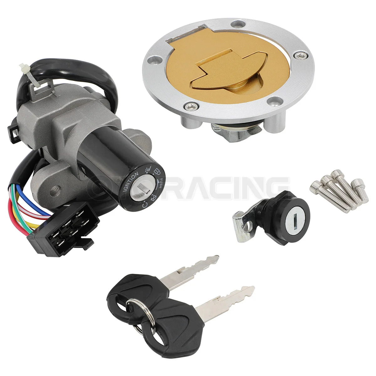 

Motorcycle Ignition Switch Fuel Gas Cap Seat Lock Key Kit For Ducati Monster 1200 Multistrada 620 DS ST3 ST4S 848 1098 1198S