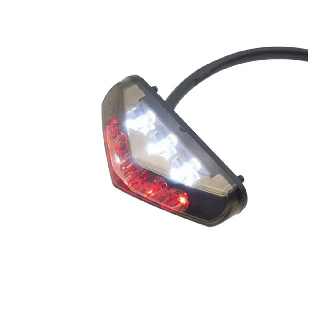 Mini Motorcycle LED Tail License Light 12V Rear Brake Lamp For Pit Dirt Bike ATV Chopper Scooter Cruiser Number Plate Taillight - view 4