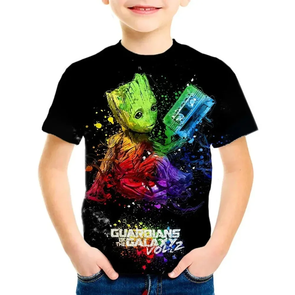 Guardians of the Galaxy 3d Print T-shirt Movie Boy Girl Fashion Streetwear Hip Hop T Shirt I Am Groot Unisex Tees Tops Clothing